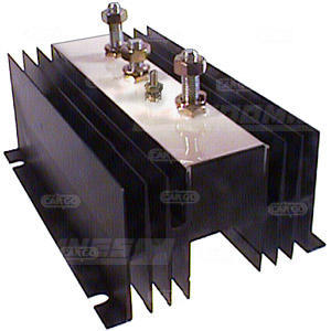 Batteri isolator, 6-36V, 120 amp.