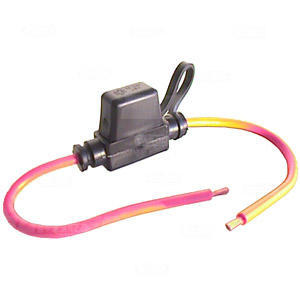 Sikringsholder mini bladsikring m/ 3 mm2 ledninger