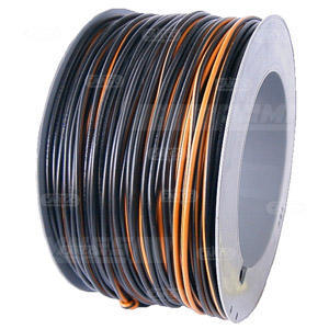 Kabel 1x1,5 sort/orange