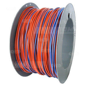 Kabel 1x0,75 rød/blå