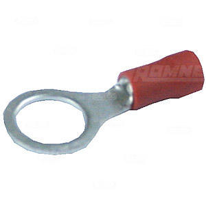 Ringsko rød m/8mm ring