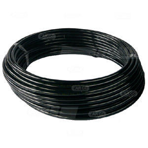 Polyamid slange sort 8x1mm, 25  meter rull