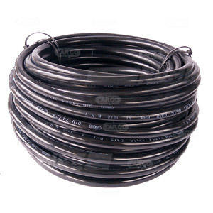 Polyamid slange sort 2x1,5mm, 25  meter rull