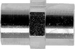 Rør-skjøt for A-nipler, M10x1, L=24mm