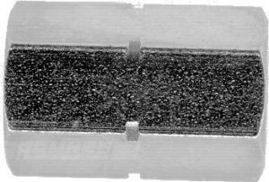 Rør-skjøt for B-nipler, M12x1, L=29mm