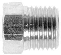 Nippel 8mm innvendig, 1/2x20, L=15,8mm.