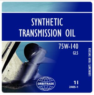 Marine drev- & gearolje, syntetisk 75W-140, 1L