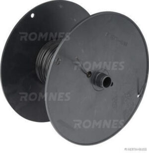 1 leder 0,22 mm2 Sort