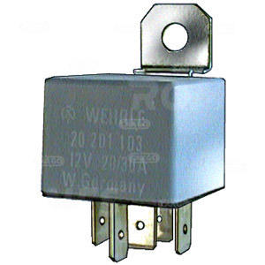 Vekselrele m/diode 12V 20/30A