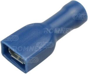 Flathylse blå 6,3mm