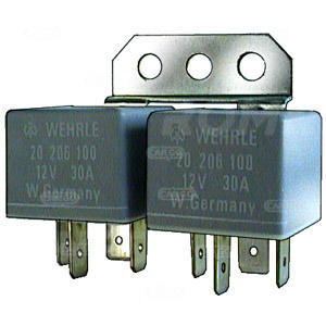 Dobbelt rele 12v 2x40a