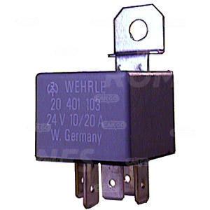Vekselrele m/diode 24V10/20A