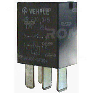 Mikrorele med diode 12V 25A