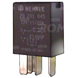 Mikro vekselrele med diode 12V