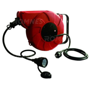 Kabeltrommel for vegg 3x2,5mm², 13M