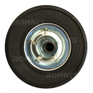 Hjul 225x70 Knott til støttehjul gummi/stålfelg,