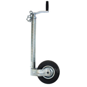 Støttehjul Ø48mm 200Kg Knott riller smal.