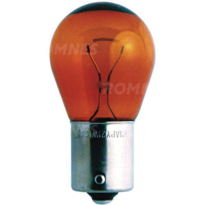 Pære 24V PY21W BAU15s gul