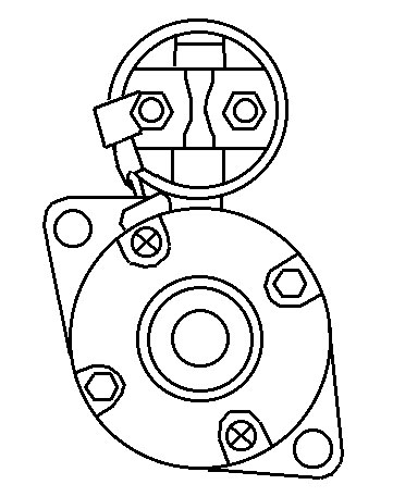 Starter, 12V, 9 tenner - Image 2