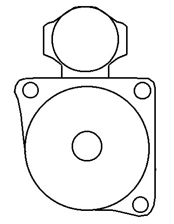 Starter, 24V, 12 tenner - Image 3