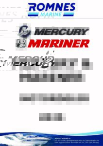 Mercury og Mariner motordeler