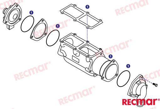 INTERCOOLER GASKET KIT 4JH - Image 2