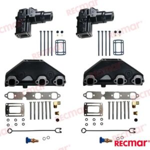 EXHAUST KIT VOLVO PENTA 1993+ GM262 V6 (ELBOW 25.7)