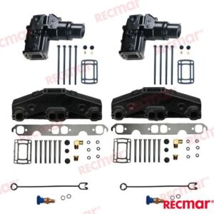 EXHAUST KIT VOLVO PENTA 1993+ GM305/350 V8 (ELBOW 25.7)