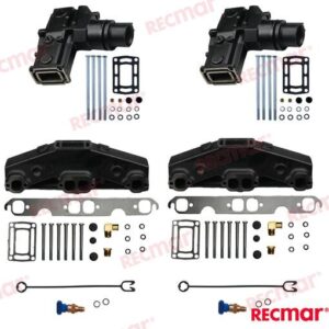 EXHAUST KIT VOLVO PENTA 1993+ GM305/350 V8 (ELBOW 28.7)