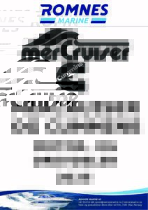 Mercruiser motor- og drevdeler 2025