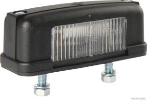 Skiltlykt sort plast 82x31 mm