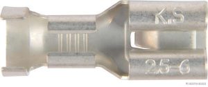 Flathylse m/mothake 6,3 mm, 4 - 6 mm2
