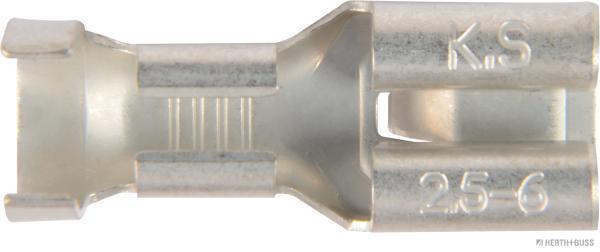 Flathylse m/mothake 6,3 mm, 4 - 6 mm2
