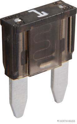 Mini bladsikring 1 amp svart