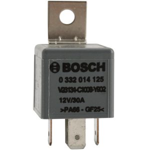 Minirele m/2 stk 87 kontakter, 12V 30A, metallhus