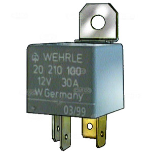 Minirele 12 V, 30 amp