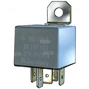 Vekselrele m/diode 12 V, 20/30 amp