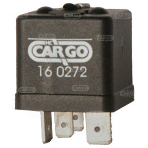 Minirele m/motstand 24 V, 70 amp