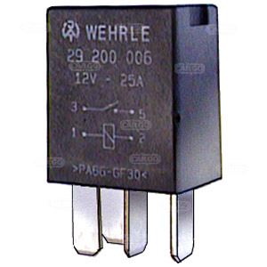 Mikrorele 12 V, 25 amp