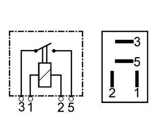 Mikrorele 12 V, 25 amp - Image 2