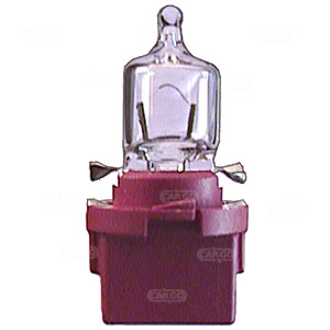 Plastsokkel halogenpære 12V 3W B10d