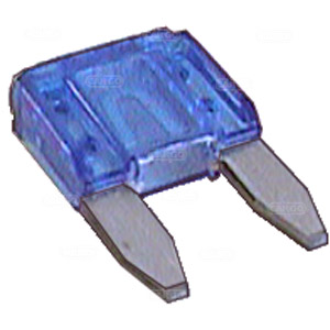 Mini bladsikring 15 amp blå