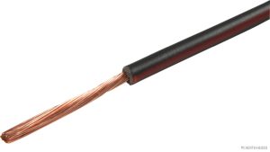 Kabel 1X1.5 sort/rød