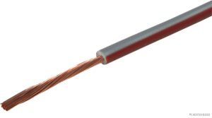 Kabel 1X1.5 grå/rød