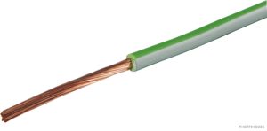 Kabel 1X1.5 hvit/grønn