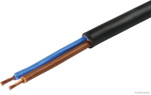 Kabel 2X0,75 sort