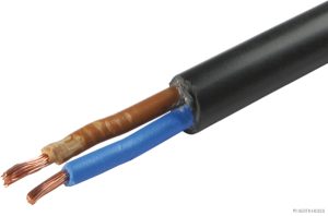 Kabel 2X1,0 sort