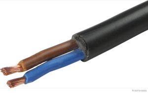 Kabel 2X1,5 sort