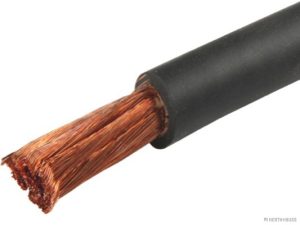 Gummi starterkabel dobbelisolert 35mm2 sort