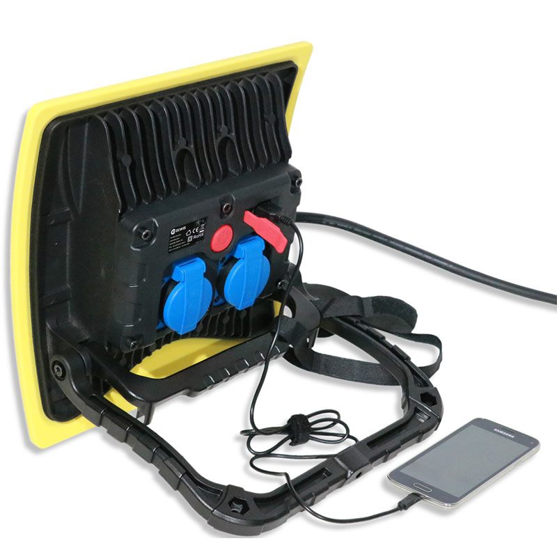 X4 arbeidslampe LED 2 stikk 230V og USB - Image 2